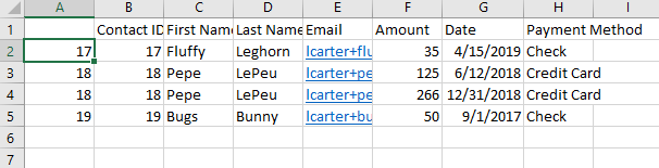 CiviCRM Contribution Contact Match