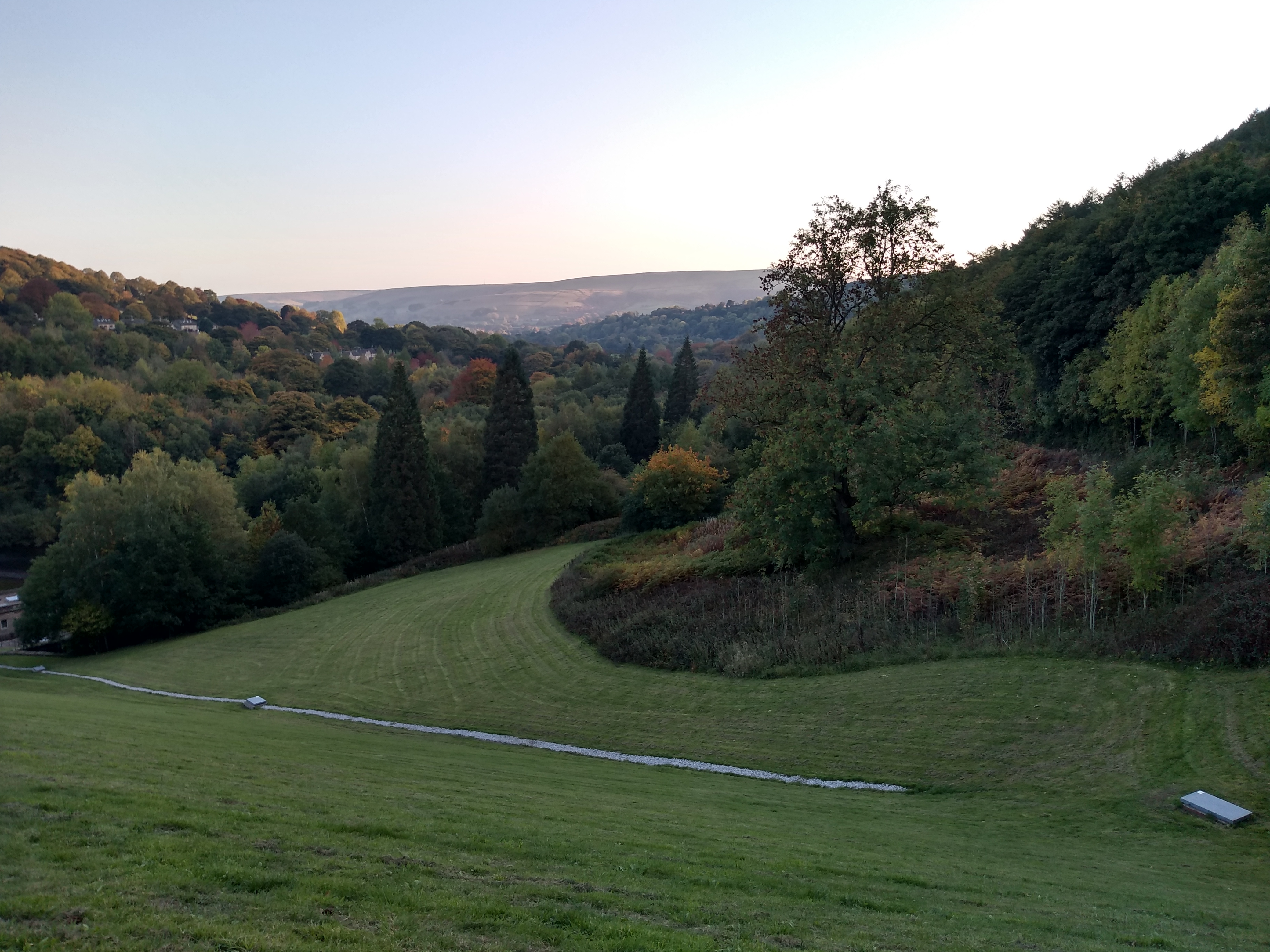 View from Ladybower Reservoir dam